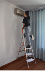 Thang nhôm gấp chữ A 5 bậc YMS-005 YUMITA 
