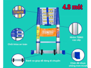 Thang nhôm xếp gọn 4.8 mét YMT-148 YUMITA