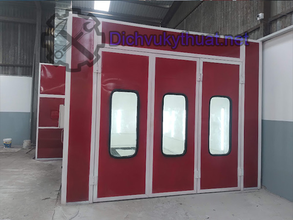 Dịch vụ di dời phòng sơn ô tô xe con