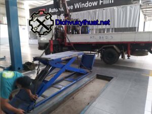 Dịch vụ di dời cầu nâng cắt kéo nâng gầm