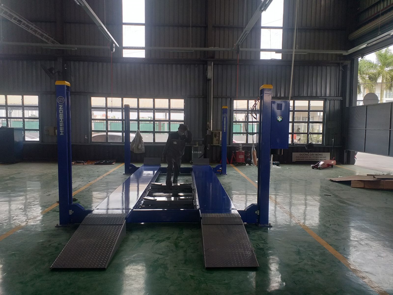 Hướng dẫn sử dụng nhanh cầu 4 trụ HESBON