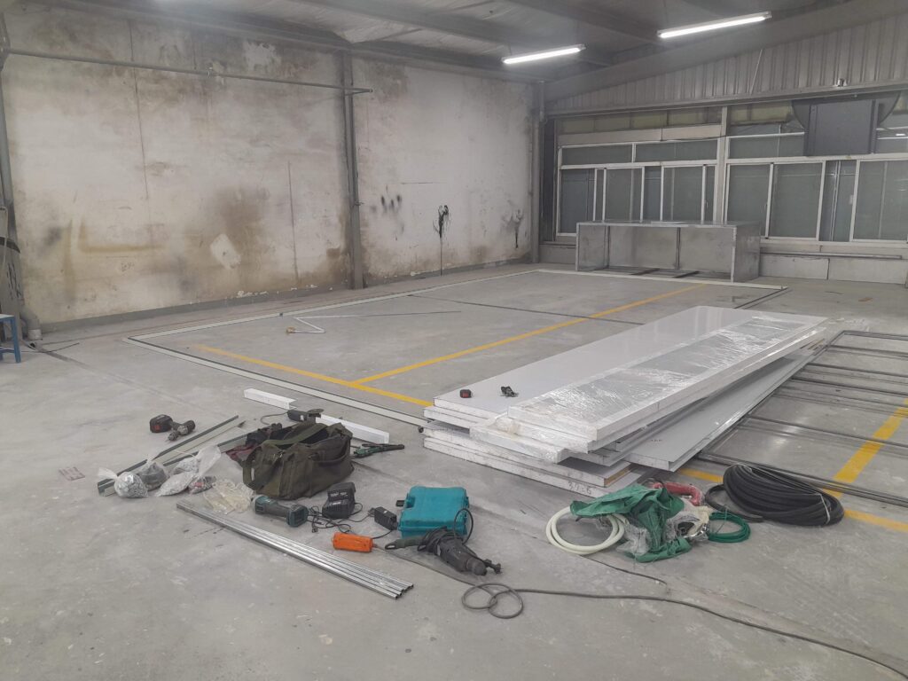 Lắp đặt phòng sơn Việt Nam sản xuất