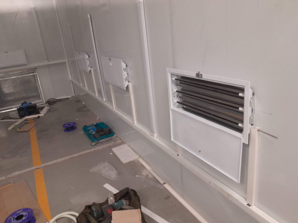 Lắp đặt phòng sơn Việt Nam sản xuất