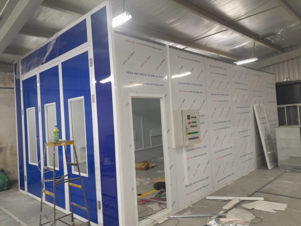 Lắp đặt phòng sơn Việt Nam sản xuất