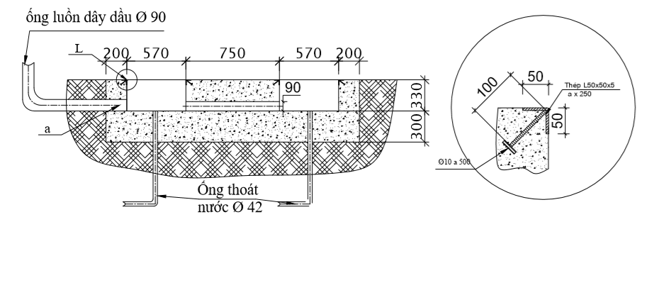 Hướng dẫn đào hố móng cầu nâng cắt kéo xếp 2 tầng