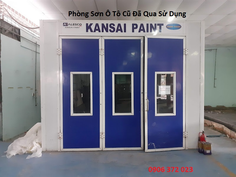 Phòng Sơn Ô Tô Cũ Đã Qua Sử Dụng