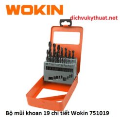 Bộ mũi khoan 19 chi tiết Wokin 751019