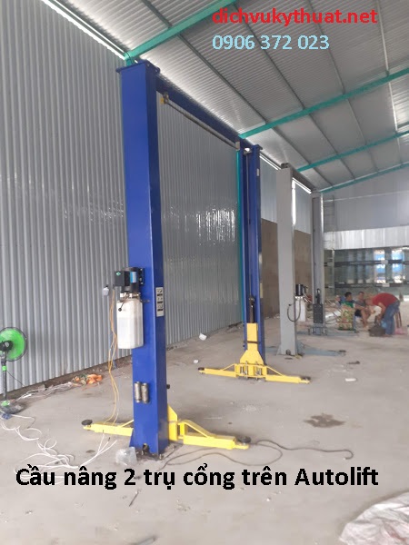Cầu nâng 2 trụ cổng trên Autolift