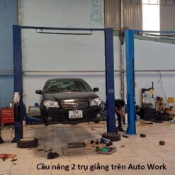 Cầu nâng 2 trụ giằng trên Auto Work