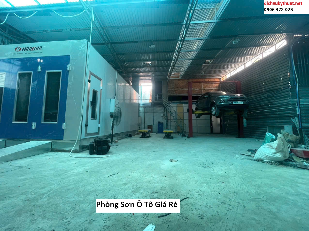 Phòng Sơn Ô Tô Giá Rẻ