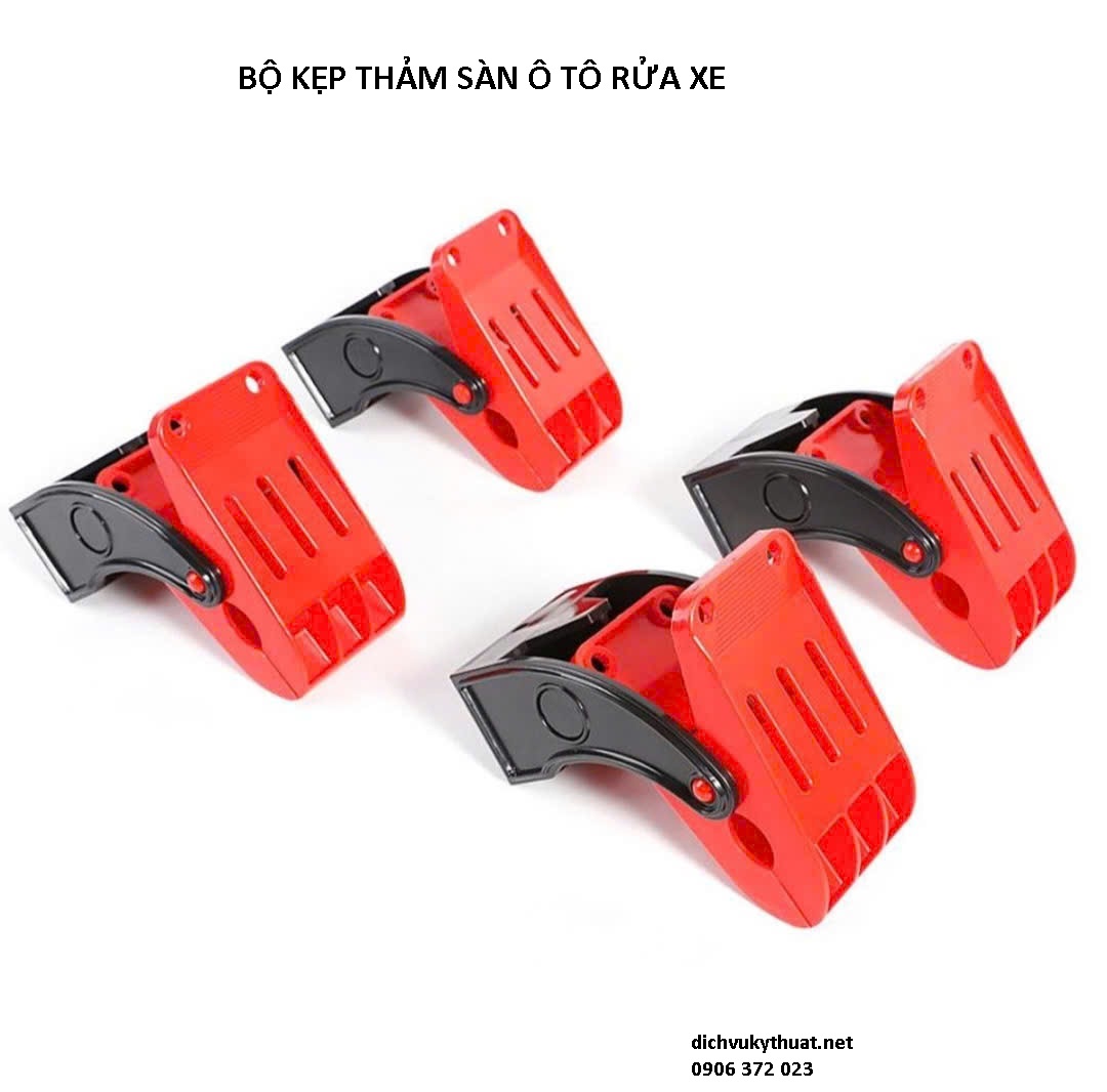 BỘ KẸP THẢM SÀN Ô TÔ RỬA XE 