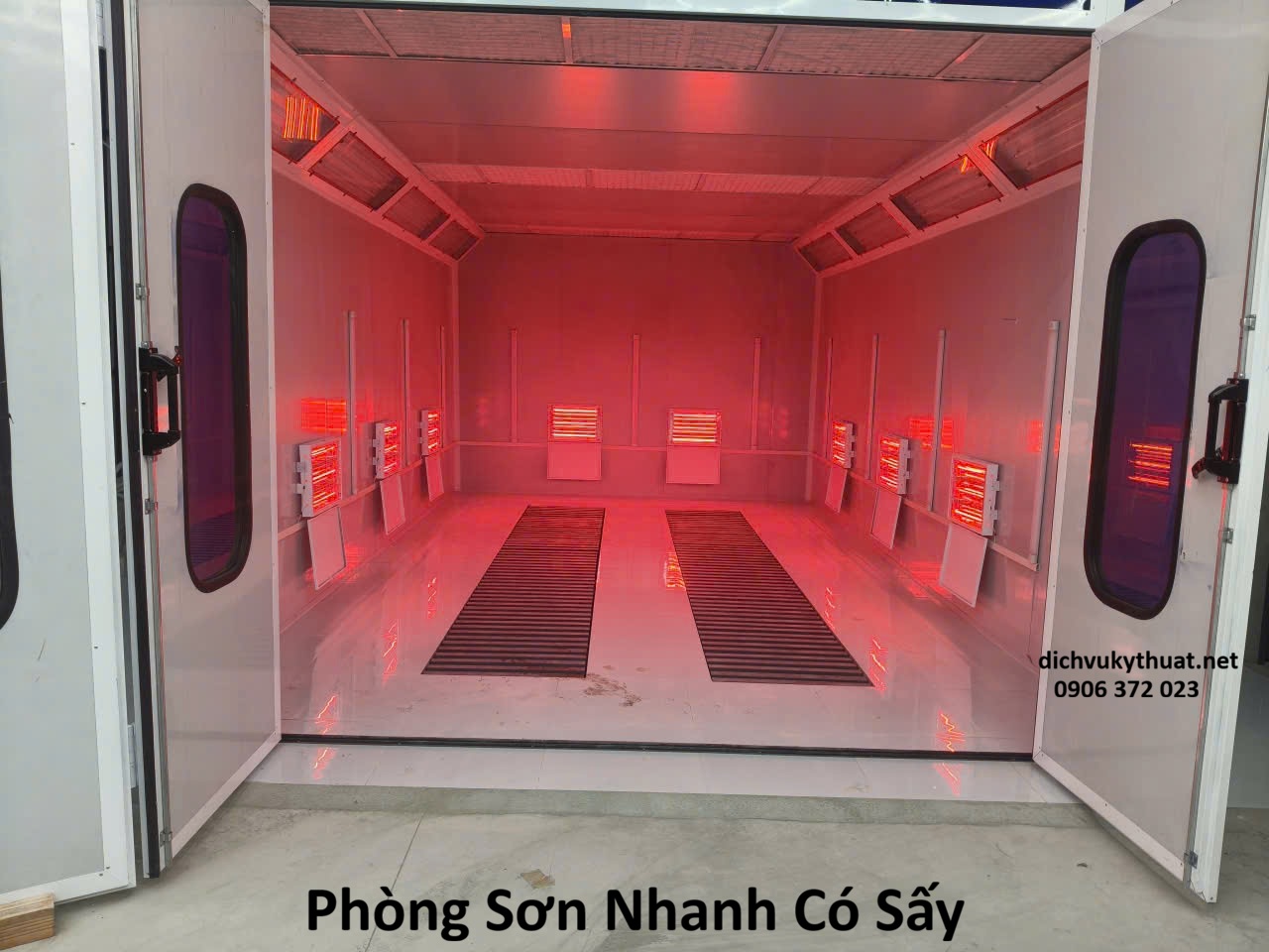 Phòng Sơn Nhanh Có Sấy